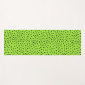 Cheetah Pattern op Limoen Yogamat (Voorkant (horizontaal))