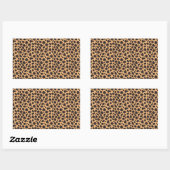Cheetah Pattern Rechthoekige Sticker (Vel)