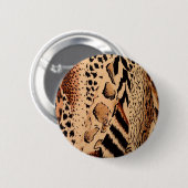 Cheetah Pattern Ronde Button 5,7 Cm (Voorkant /achterkant)