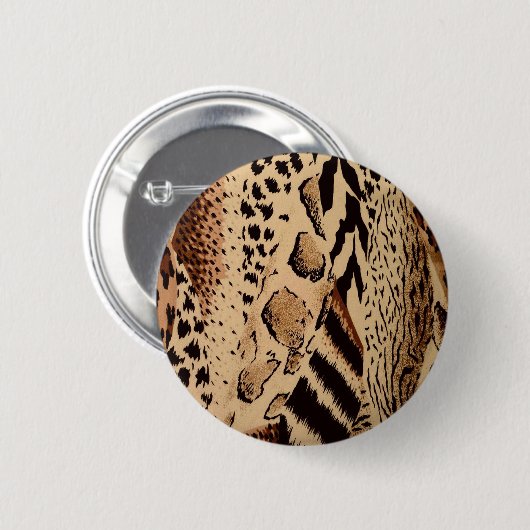 Cheetah Pattern Ronde Button 5,7 Cm (Voorkant /achterkant)