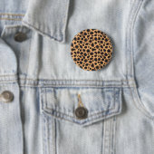 Cheetah Pattern Ronde Button 5,7 Cm (In situ)