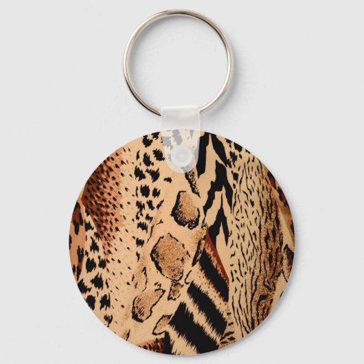 Cheetah Pattern Sleutelhanger (Voorkant)