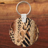 Cheetah Pattern Sleutelhanger (Voorkant)