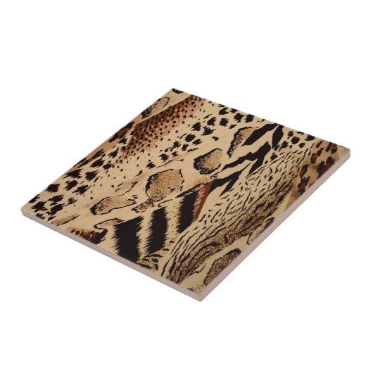 Cheetah Pattern Tegeltje (Zijkant)