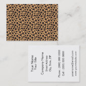 Cheetah Pattern Visitekaartje (Voorkant / Achterkant)