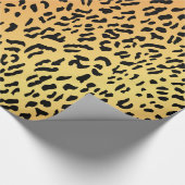 Cheetah Pattern Wrapping Paper Cadeaupapier (Hoek)