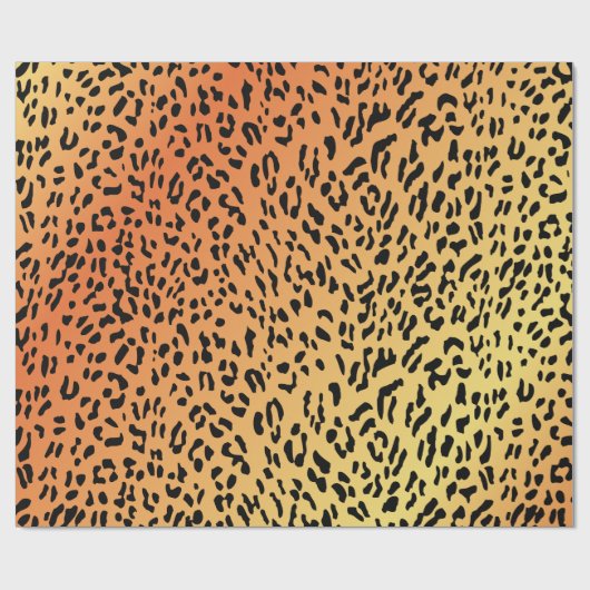 Cheetah Pattern Wrapping Paper Cadeaupapier (Vlak)