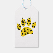 Cheetah Paw Print Cadeaulabel (Voorkant)