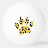 Cheetah Paw Print Pingpongbal (Voorkant)