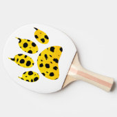 Cheetah Paw Print Tafeltennisbatje (Zijkant)