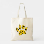 Cheetah Paw Print Tote Bag (Achterkant)