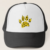 Cheetah Paw Print Trucker Pet (Voorkant)