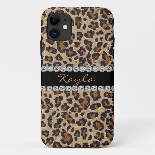 CHEETAH PERSONLIZED BLEEF I telefoon 5 HOESJE (Achterkant)