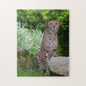 Cheetah Photo Puzzle Legpuzzel (Verticaal)