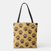 Cheetah Pootafdruk Tas / Boodschappentas (Achterkant)