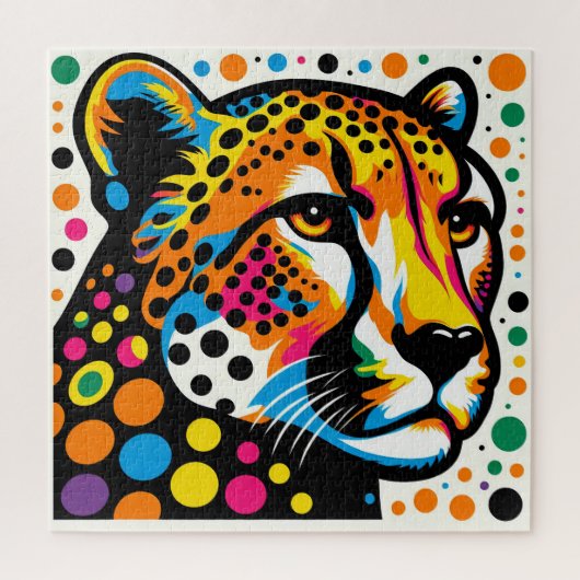 Cheetah Pop Art 600 Stuk Puzzel (Verticaal)