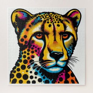 Cheetah Pop Art 600 Stuk Puzzel