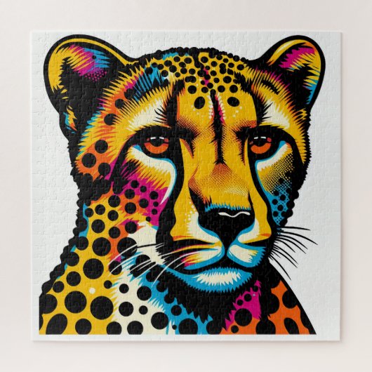 Cheetah Pop Art 600 Stuk Puzzel (Verticaal)