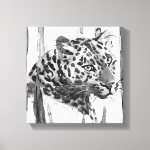 Cheetah Portrait Canvas Afdruk