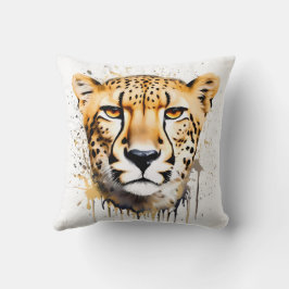 Cheetah Portrait Cushion Kussen