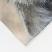 Cheetah Portrait Fleece Deken (Hoek)