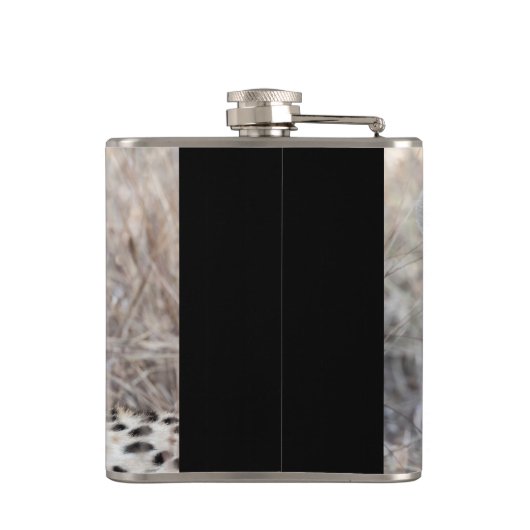 Cheetah Portrait Heupfles (Achterkant)