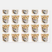 Cheetah Portrait Inpakpapier Vel (Voorkant 2)