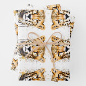 Cheetah Portrait Inpakpapier Vel (In situ)