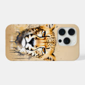 Cheetah Portrait iPhone Hoesje (Achterkant horizontaal)