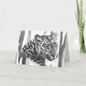 Cheetah Portrait Kaart (Voorkant)