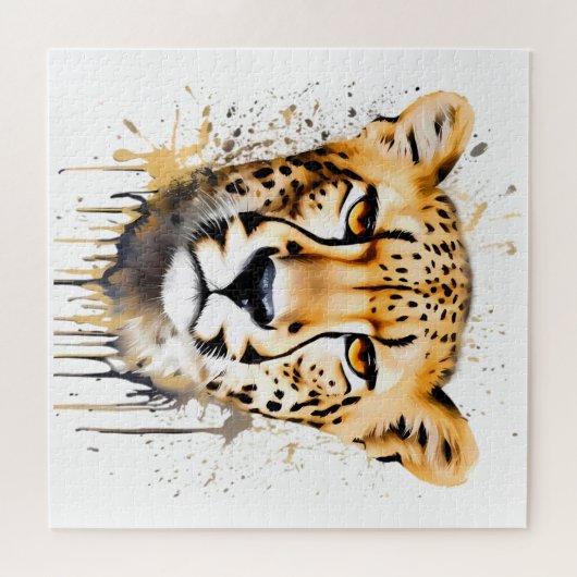 Cheetah Portrait Legpuzzel (Horizontaal)