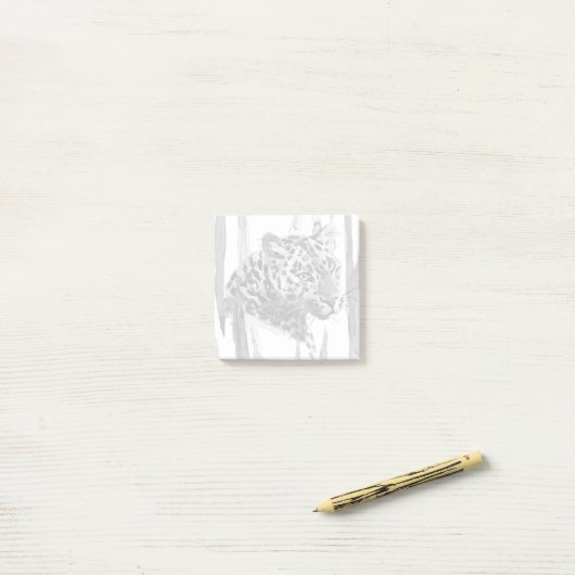 Cheetah Portrait Post-it® Notes (Op bureau)