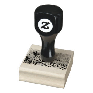 Cheetah Portrait Rubberstempel