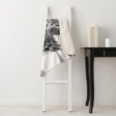 Cheetah Portrait Sherpa Deken (In situ)