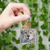 Cheetah Portrait Sleutelhanger (Hand)