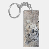 Cheetah Portrait Sleutelhanger (Voorkant Links)