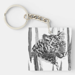 Cheetah Portrait Sleutelhanger