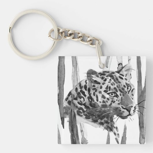 Cheetah Portrait Sleutelhanger (Voorkant)