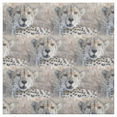 Cheetah Portrait Stof (Swatch)