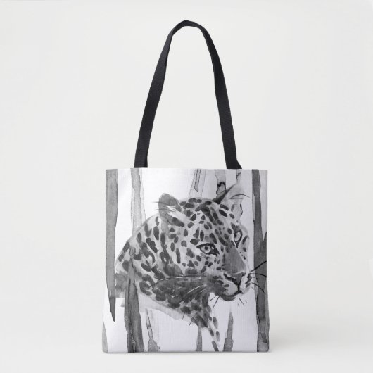 Cheetah Portrait Tote Bag (Voorkant)