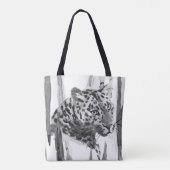 Cheetah Portrait Tote Bag (Achterkant)