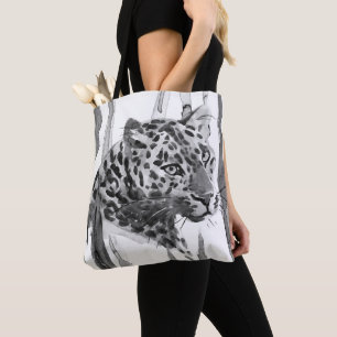 Cheetah Portrait Tote Bag