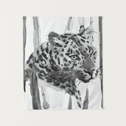 Cheetah Portrait Wandkleed (Voorkant)