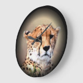 Cheetah Portret van Volle Maan: Natuur's Grace Grote Klok (Hoek)