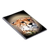 Cheetah Portret van Volle Maan: Natuur's Grace Notitieboek (Rechterzijde)