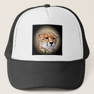 Cheetah Portret van Volle Maan: Natuur's Grace Trucker Pet