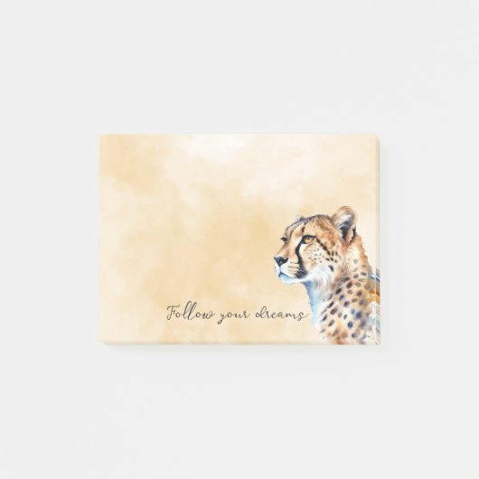 Cheetah Post-it® Notes (Voorkant)