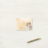 Cheetah Post-it® Notes (Op bureau)