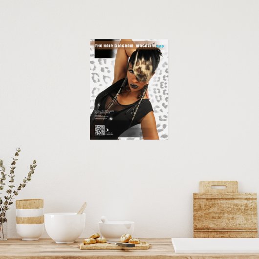 Cheetah Poster (Keuken)