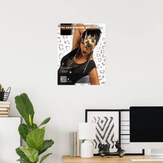 Cheetah Poster (Thuiskantoor)